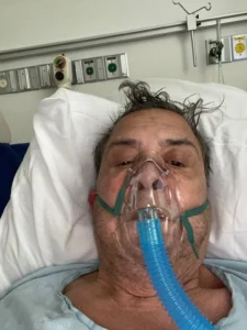 Jorge Zambra in the hospital