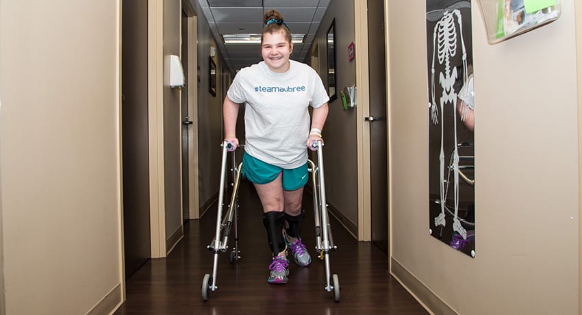 An uplifting story on one teen's journey with cerebal palsy.