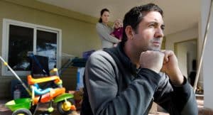 Unemployed man worried about future