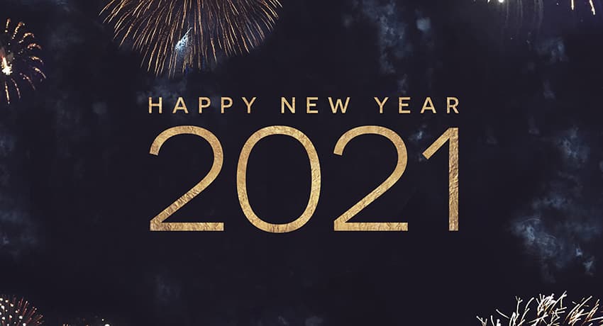 Happy New Year 2021 graphic