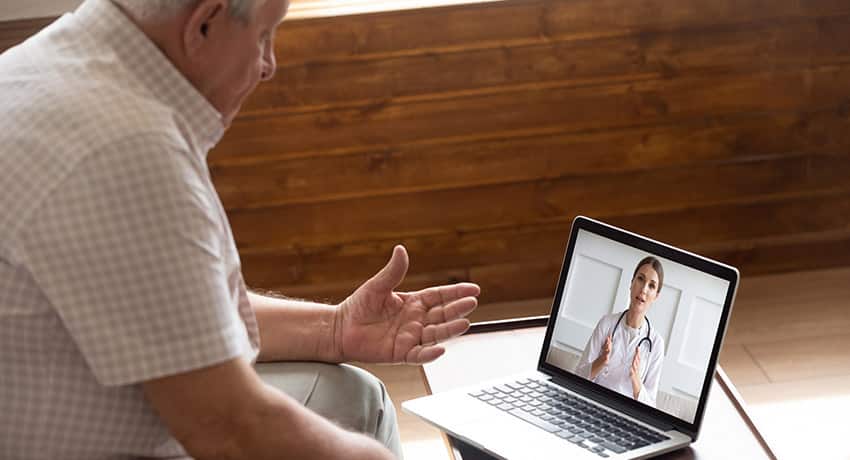 Positive pandemic moment: How patients and families are interacting during virtual appointments.