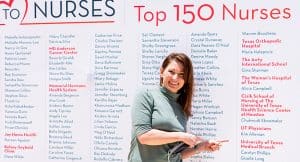 Kim Alleman at Salute to Nurses event