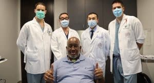 Surgery on rare side effect of COVID-19 gives patient ability to smile again-resized