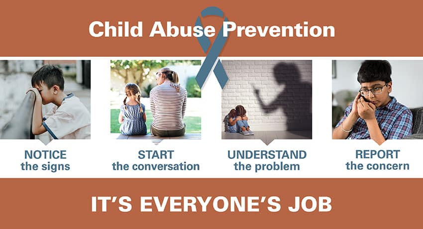Child abuse prevention graphic