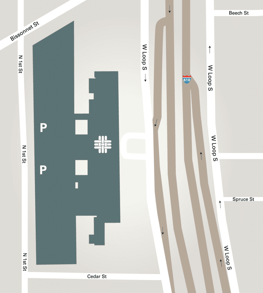 Bellaire Station Map