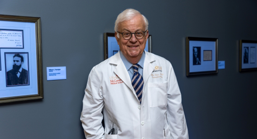 Atilla Ertan, MD, will be featured this spring by World Journal of Gastroenterology for his academic contributions. (Photo by David Sotelo/UTHealth Houston)