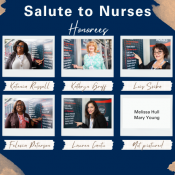Collage of Salute to Nurses honorees
