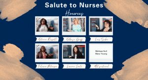 Collage of Salute to Nurses honorees