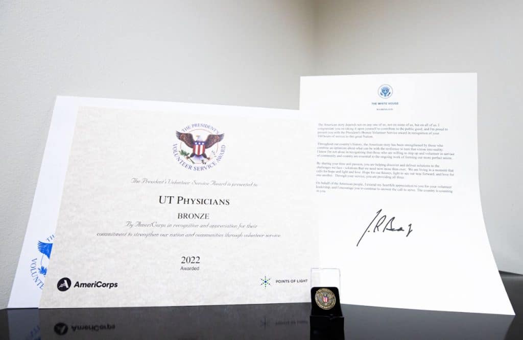 PVSA certificate and White House letter