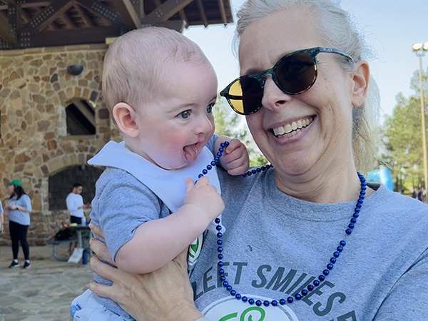 SJ and Stephanie Johnson-White at 2023 Cleft Smiles 5K Family Fun Run and Walk