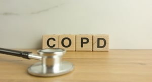 COPD blocks on a table
