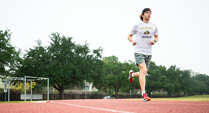 Marco Ferrier running track