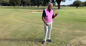 Jim Hardy on the golf course