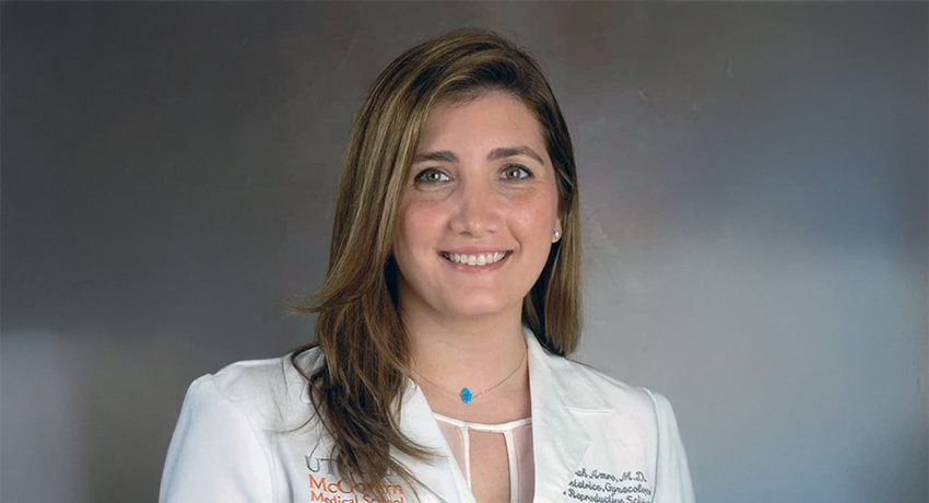 Farah Amro, MD, assistant professor in the Department of Obstetrics, Gynecology, and Reproductive Sciences at McGovern Medical School at UTHealth Houston, and medical director of the PAS Program at UTHealth Houston. (Photo by UTHealth Houston)