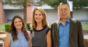 From left to right: Heather Webber, PhD; Joy M. Schmitz, PhD; and Elliot Hong, MD. All three are co-principal investigators of the study. (Photo by UTHealth Houston)