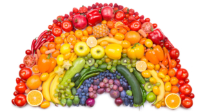 Fruit and vegetable rainbow